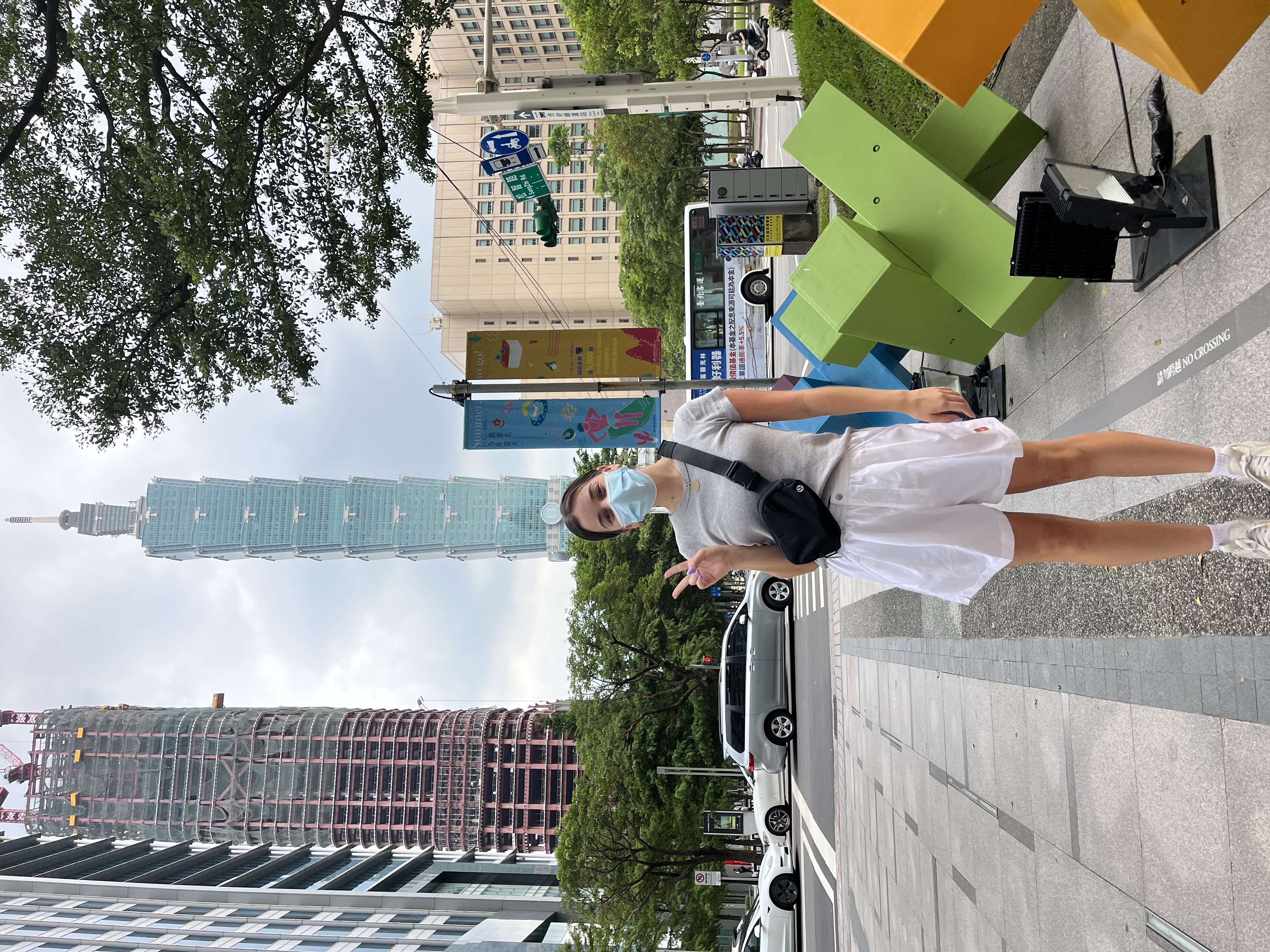 Exploring near Taipei 101